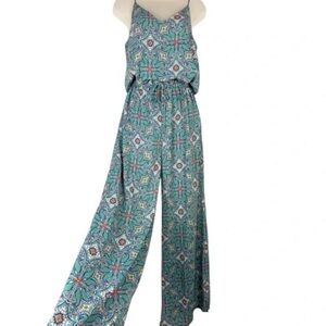Three Eighty Two Mandala Print Jumpsuit size small